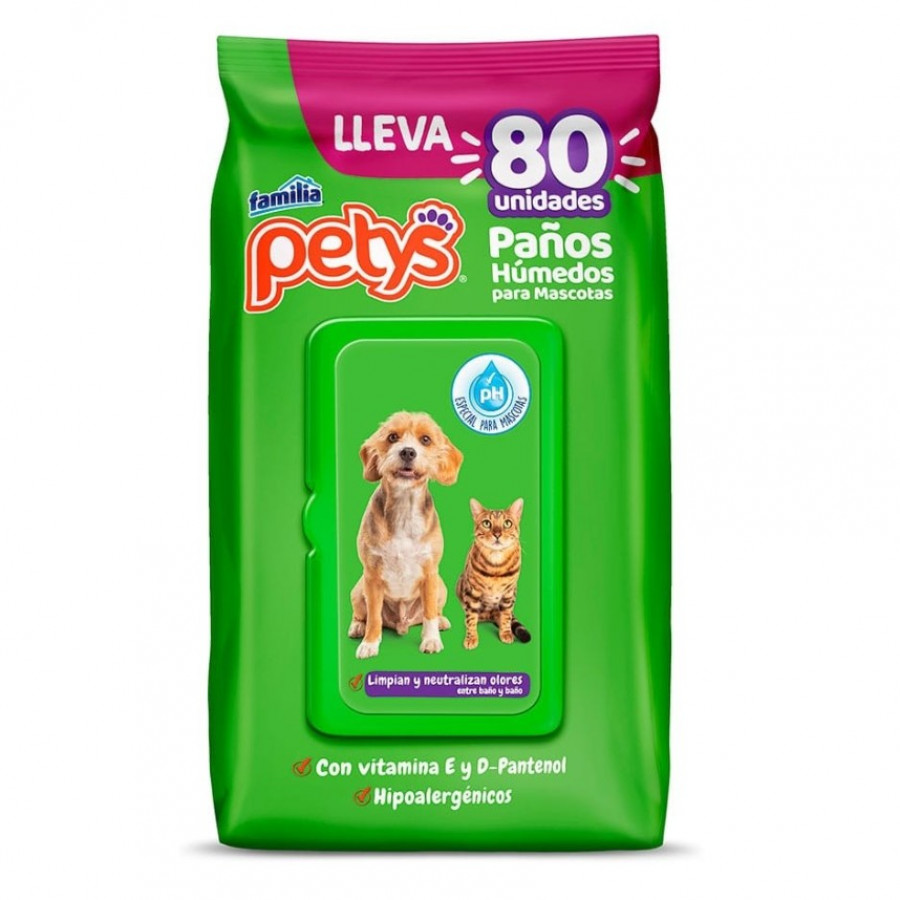Pañitos Humedos Petys Humedos 80 Und Tapa Verde Pañitos Humedos Petys Humedos 80 Und Tapa Verde