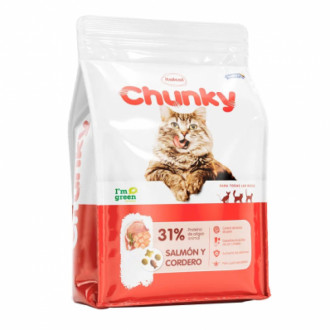 Chunky Gato Salmon Y Cordero 1.5 Kg