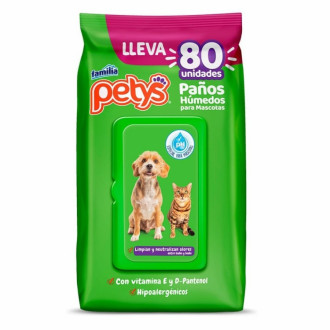 Pañitos Humedos Petys Humedos 80 Und Tapa Verde Pañitos Humedos Petys Humedos 80 Und Tapa Verde