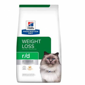 Hills Prescription Diet Reducción De Peso Felino R/d Pollo 4 Lb